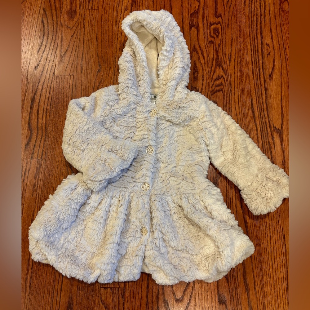 Girls Faux Fur Coat